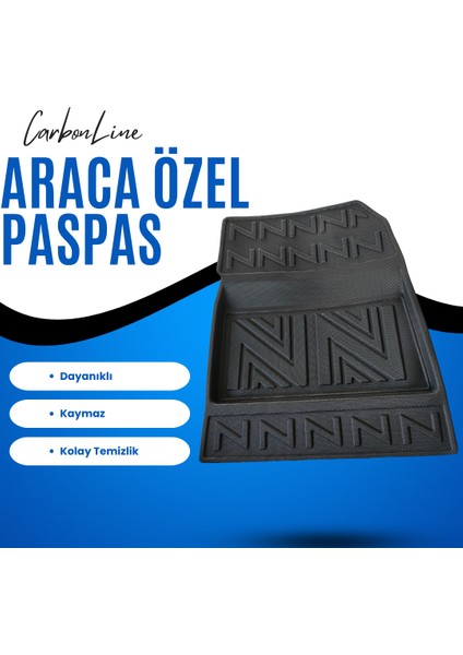 Opel E-Corsa Elektrikli 3D Carbonline Araca Özel Paspas fiyatları