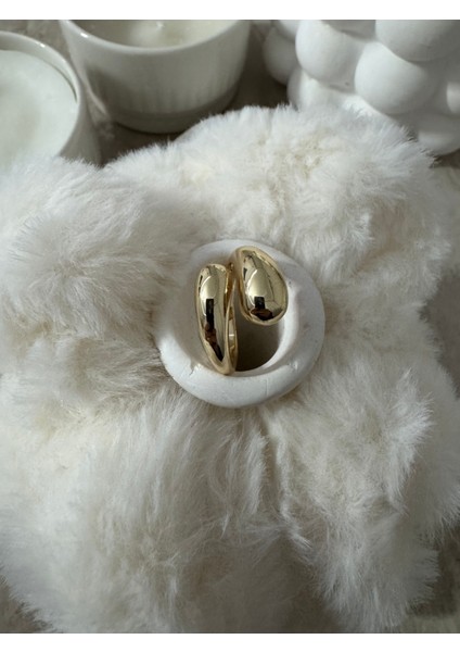 Bombe Sarmal Ayarlanabilir Gold Yüzük fiyatları