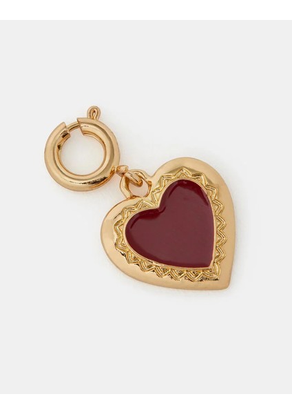 Kırmızı Kalp Charm