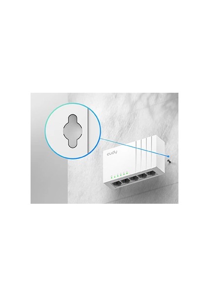 5-Port 10/100 Mbps Metal Switch indirimleri