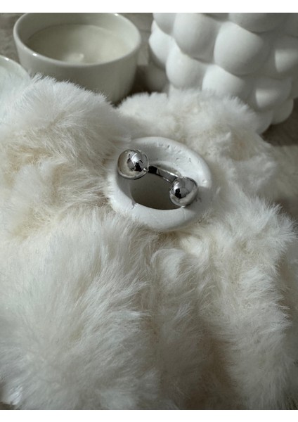 Orta Açık Bombe Silver Ayarlanabilir Yüzük fiyatları