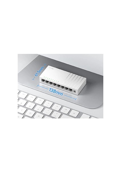 8-Port 10/100 Mbps Metal Switch indirimleri