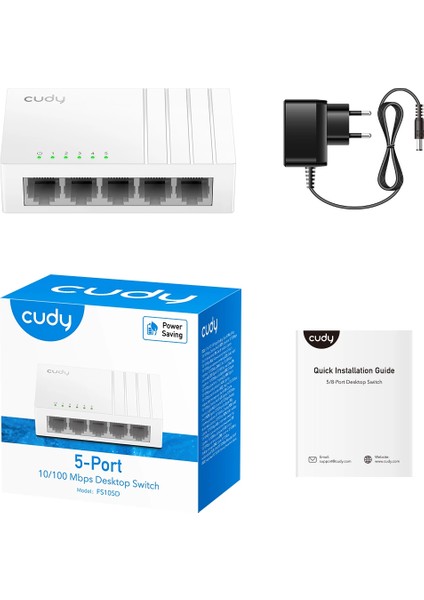 5-Port 10/100 Mbps Desktop Switch modelleri