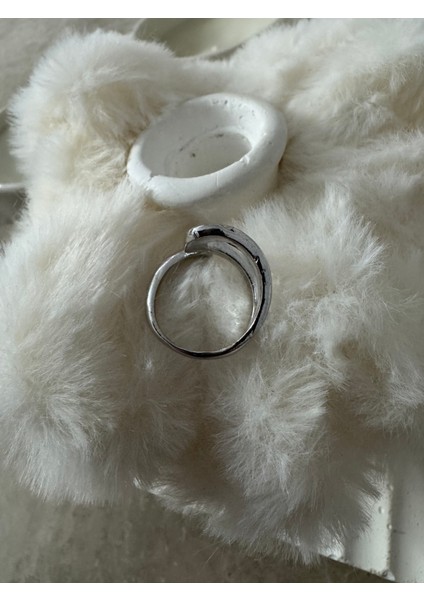 Sarmal Asimetrik Silver Yüzük fiyatları