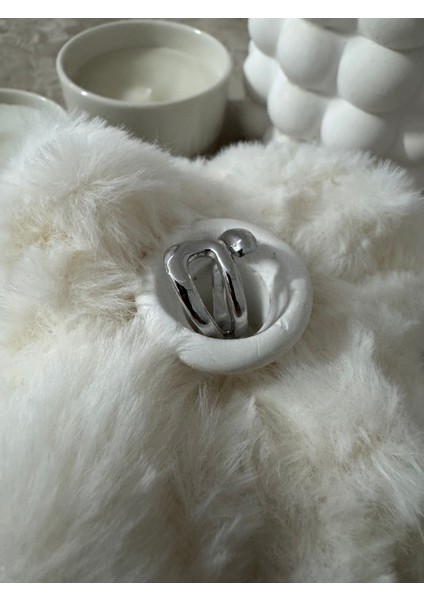 Sarmal Asimetrik Silver Yüzük modelleri