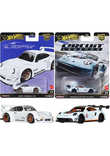 Premium Set - Hot Wheels Rwb Porsche 930 & Hot Wheels Porsche 911 Gt3 R (992) (1/64)