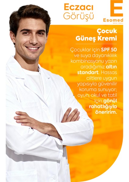 Çocuk Güneş Kremi Spf 50+ – Hassas Ciltler Için Suya Dayanıklı Yüksek Koruma