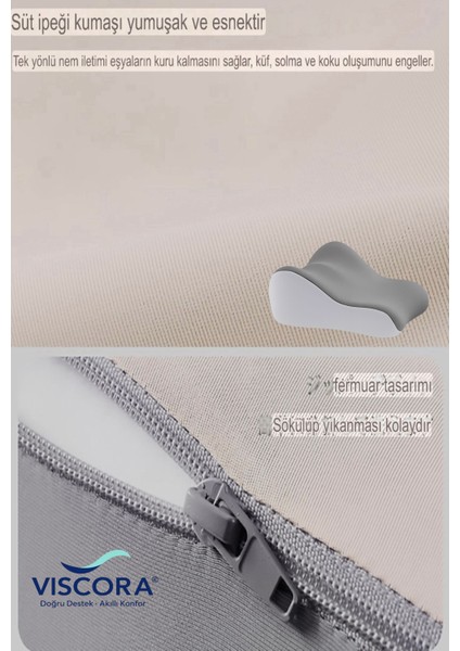 Afrodizyak Kokulu Visco Köpük Yastık – Aromaterapi ile Romantik ve Huzurlu Uyku Deneyimi fırsatları