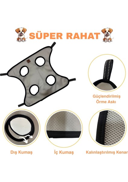 Kedi Köpek Bakım Hamağı+2 Li S Çelik Kanca