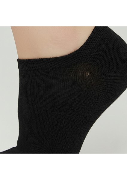 Kadın Siyah Dikişsiz Burunlu Bambu Sneaker Çorap fiyatları