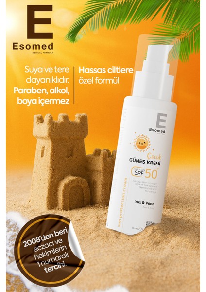 Güneş Kremi Seti Yüksek Koruyucu Uva Uvb Güneş Kremi - Hassas Ciltler Için Çocuk Güneş Kremi SPF50+ fiyatları