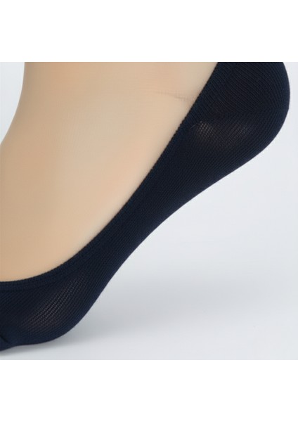 Kadın Lacivert Dikişsiz Burunlu Pamuklu Babet Çorap fiyatları