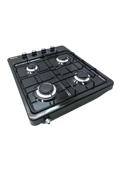 4lü Doğalgazlı Siyah N.g Set Üstü Ocak 50X60 cm (5047)