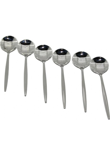 6pcs Metal Yemek Kaşık (5047)