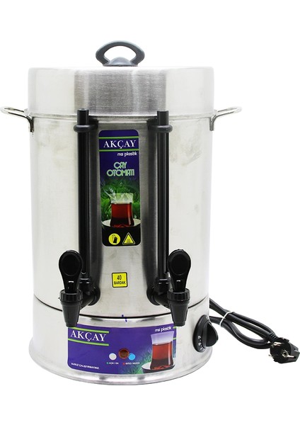 Çay Otomatı 40 Bardak Semaver Elektrikli Çay Makinesi ( Marka Değişkenlik Gösterebilir ) (5047)