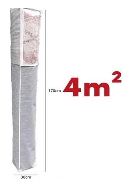 Pencereli Halı Hurcu Toz Geçirmez Sağlam Dayanıklı Hurç Organizer 6m² (5047) modelleri