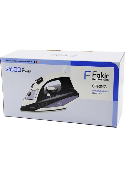 Sprıng Buharlı Ütü Seramik Taban 2600W Buhar 30-120GR (5047)