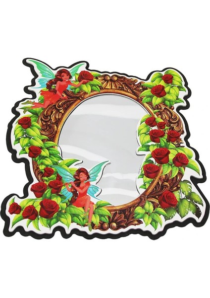 Desenli Aynalı Duvar Sticker (5047)