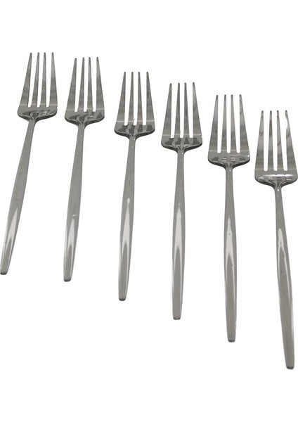 6pcs Metal Yemek Çatal (5047)