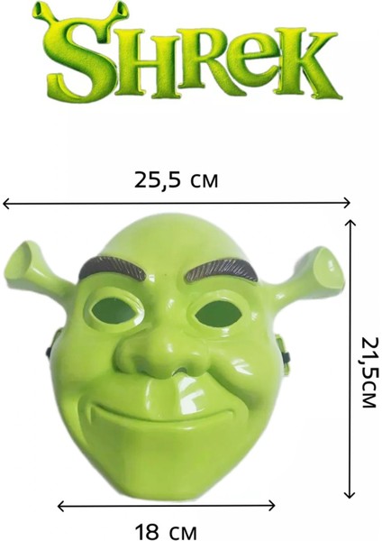 Yeşil Shrek Maskesi 21X25 cm (5047) indirimleri