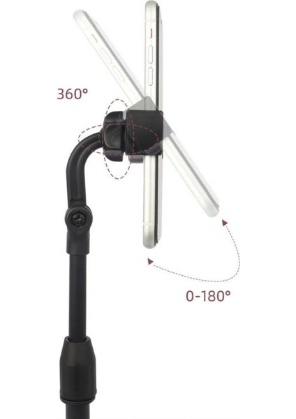 Masa Üstü Tablet ve Telefon Tutucu Plastik Aparat Siyah Telefon Standı (5047) indirimleri