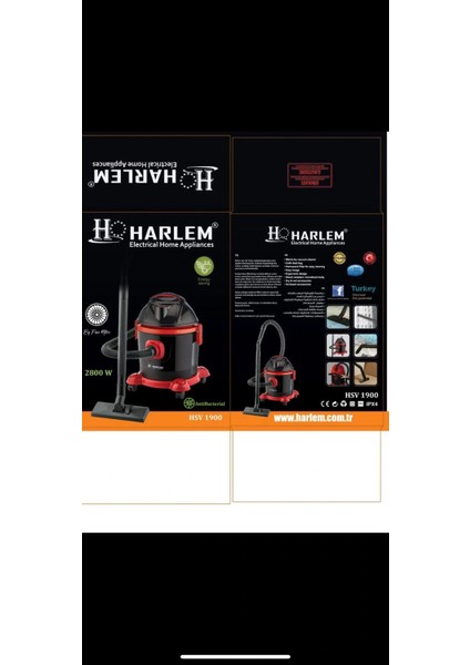 Harlem HSV-1900 Beta Kuru Süpürge 2800W (5047)