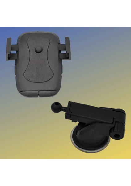 360 Derece Dönen Torpido Üstü Uzunluk Ayarlamalı Vantuzlu Teleskopik Araç Telefon Tutucu (5047) indirimleri