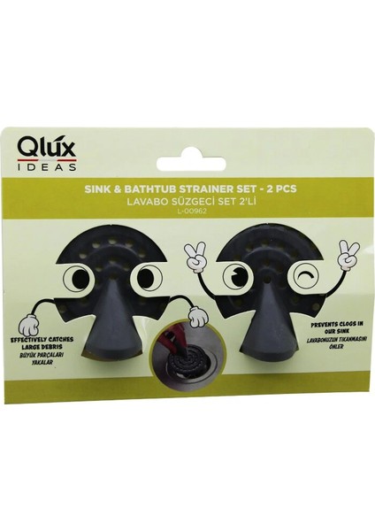 Qlux L-00962 2pcs Lavabo Süzgeç Set (5047)