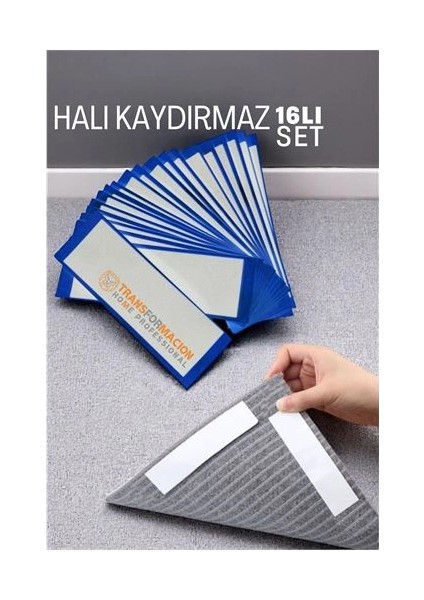 Halı Kaydırmaz - Halı Kilim Yolluk Kayma Önleyici Yapışkan 16 Lı Set fiyatları