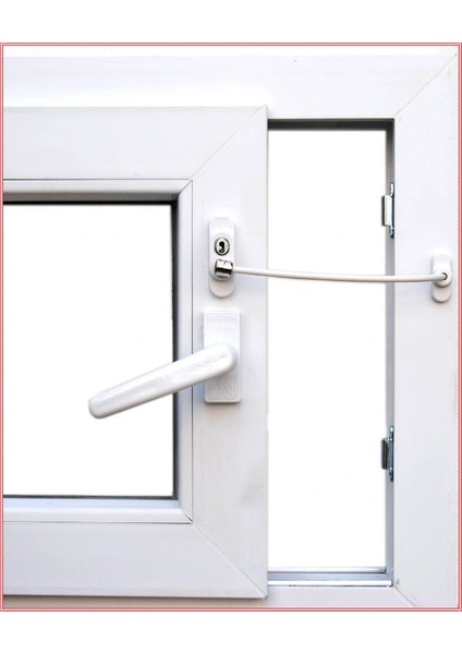 Anahtarlı Halatlı Pvc Kapı Pencere Emniyet Kilidi (5047) fırsatları