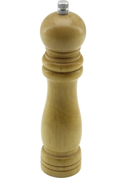 Büyük= Çap: 4.5cm - Uzunluk: 19CM Ahşap Tuz - Baharat Öğütücü (5047)