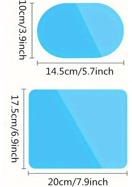 4 Parça Yan Aynalar ve Yan Camlar Için Araç Ayna Yağmur Kaydırıcı ve Cam Buğu Önleyici Film Seti (5047) indirimleri