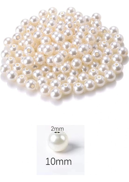 50 Gram 10MM Krem Renk Plastik Inci Boncuk Çanta ve Takı Yapım Boncuğu (~95 Adet) fiyatları