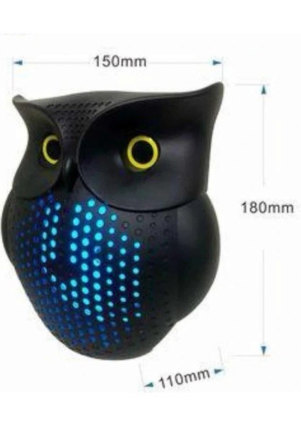 Baykuş Görünümlü Işıklı Bluetooth Speaker Bluetooth Hoparlör modelleri