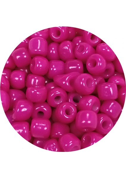 Dökme Cam Kum Boncuk Büyük Boy (6/0) 4 mm - 60 Gram - Açık Mor - BNC130 fiyatları