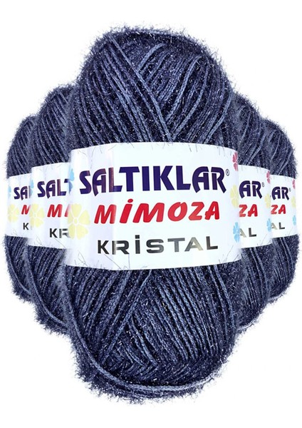 5 Adet Mimoza Kristal Işıltılı Şal Patik Yelek Ipi 36