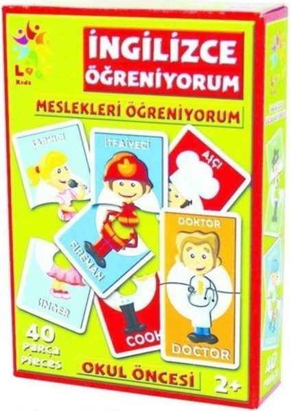 Meslekleri Öğreniyorum Eğitici Kartlar LCEGT005