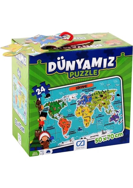 Puzlle Eğitici Dünyamız CAG-5025
