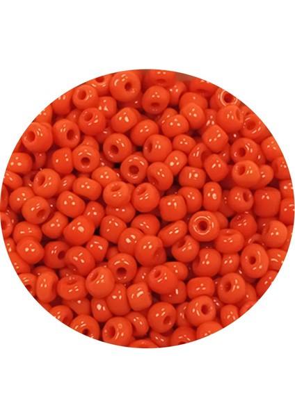 Dökme Cam Kum Boncuk (11/0) 2 mm - 60 Gram - Turuncu - BNC048 fiyatları