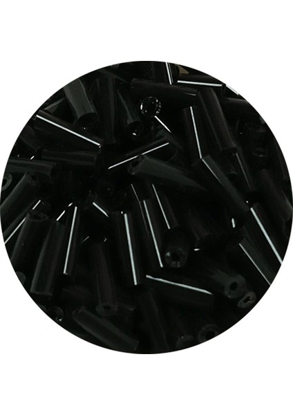 Uzun Boru Kesme Boncuk Çap 2mm Uzunluk 10 mm - 60 Gram - Siyah - BNC280 fiyatları