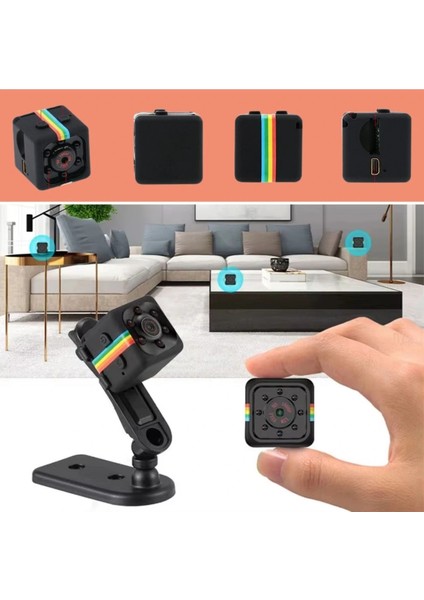 Mini Boy Küp Tipi Gece Görüşlü Hd Kaliteli Güvenlik Kamerası (5047) fiyatları