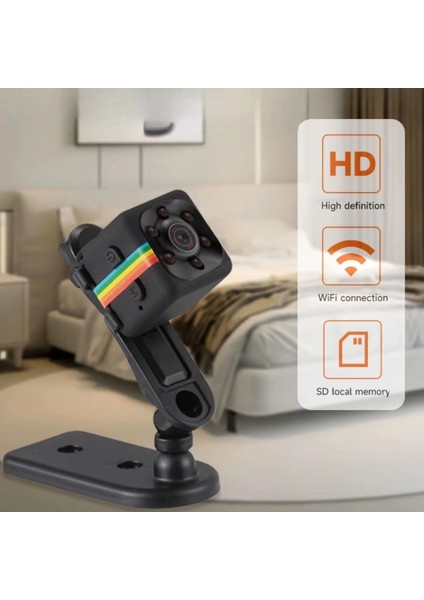 Mini Boy Küp Tipi Gece Görüşlü Hd Kaliteli Güvenlik Kamerası (5047) fırsatları