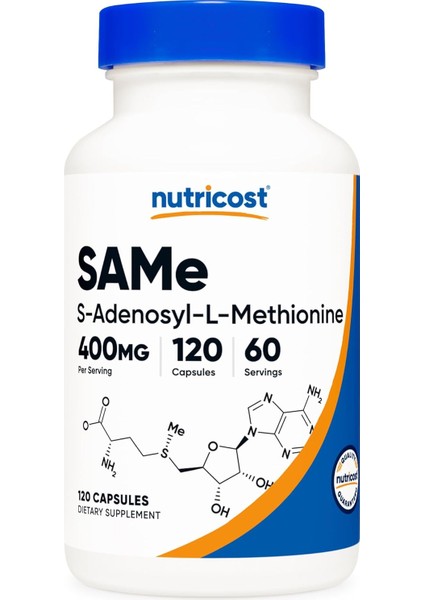 cost Sam-E S-Adenosyl-L-Methionine Brain & Cognitive Bone Joint & Cartilage 400MG 120 Caps