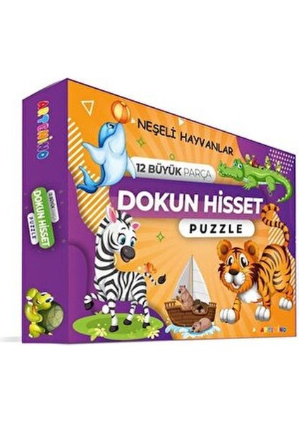 Neşeli Hayvanlar - Dokun ve Hisset Puzzle