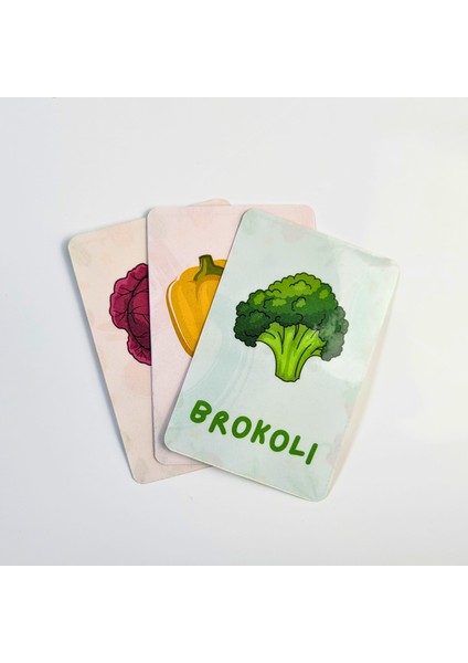 Eğitici Meyve Sebze Kart Seti – Okul Öncesi Öğrenme