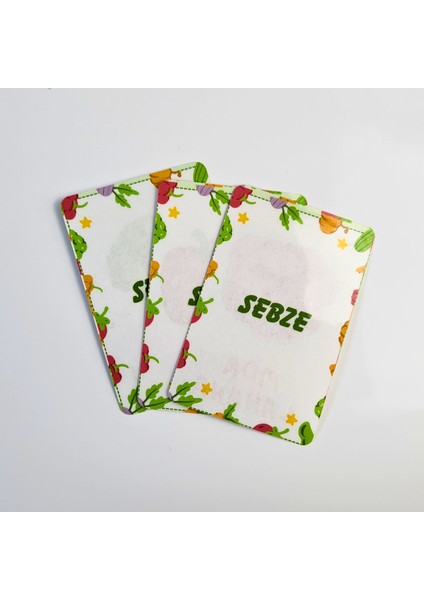 Eğitici Meyve Sebze Kart Seti – Okul Öncesi Öğrenme modelleri