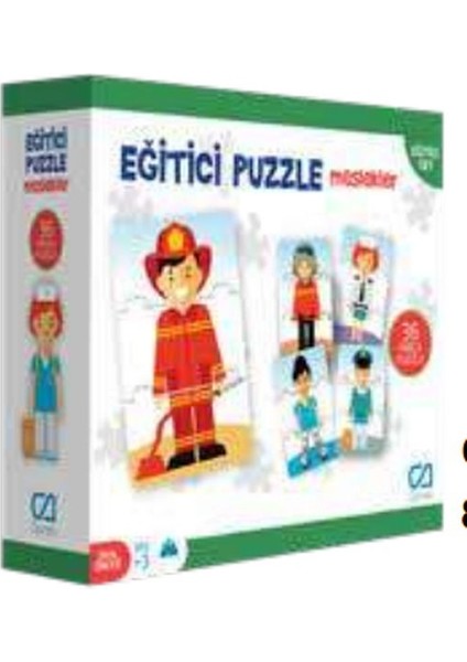 Eğitici Puzzle - Meslekler
