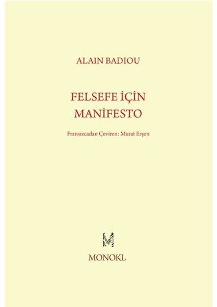 Felsefe Için Manifesto