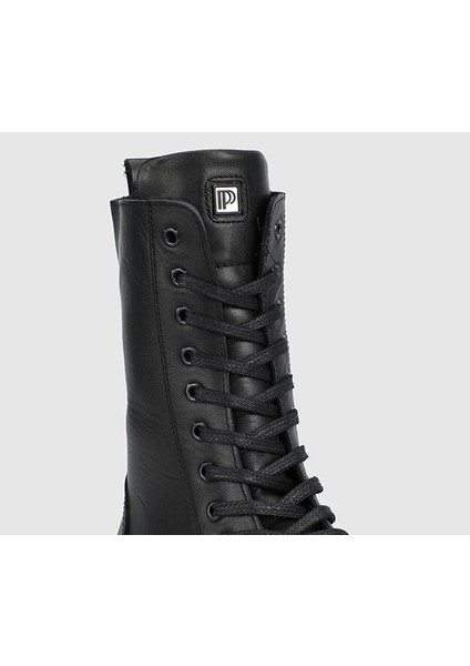 Siyah Deri Kadın Bot fiyatları