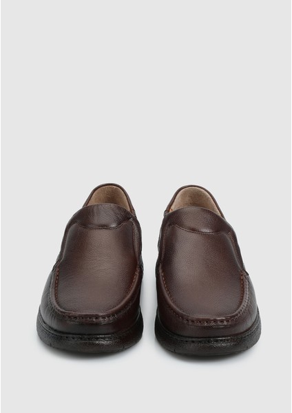 Kahve Deri Erkek Ayakkabı modelleri